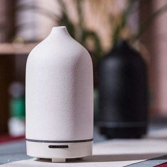 Diffuseur Céramique Premium 1kg - Éclairage Bi-Couleur Silencieux