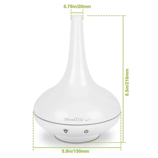 Diffuseur d'Huiles Essentielles 200ml Ultrasonique - Brumisateur LED Multicolore avec Arrêt Automatique