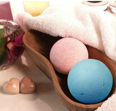 Coffret 6 Bombes de Bain Bio aux Huiles Essentielles - Menthe, Lavande & Rose