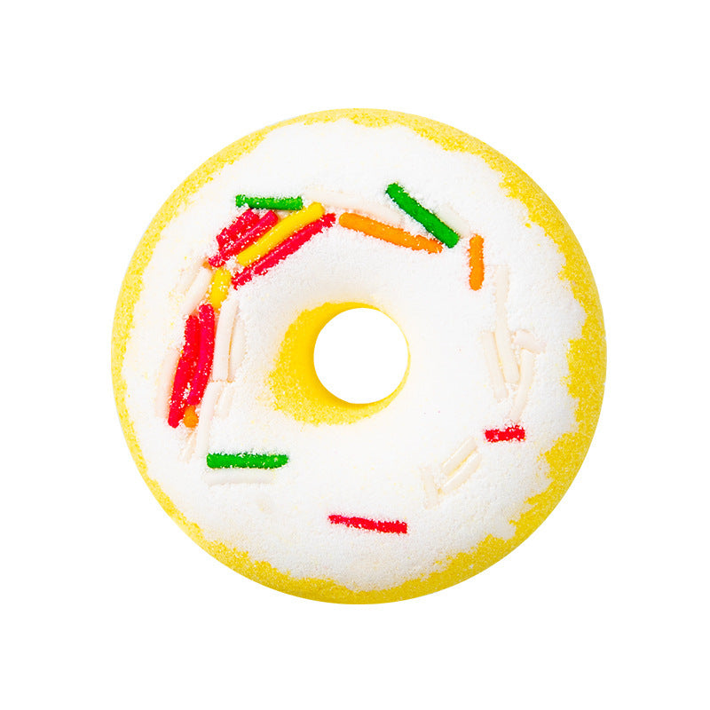 Bombe de Bain Donut Fleurs Séchées - Aromathérapie Naturelle 40g