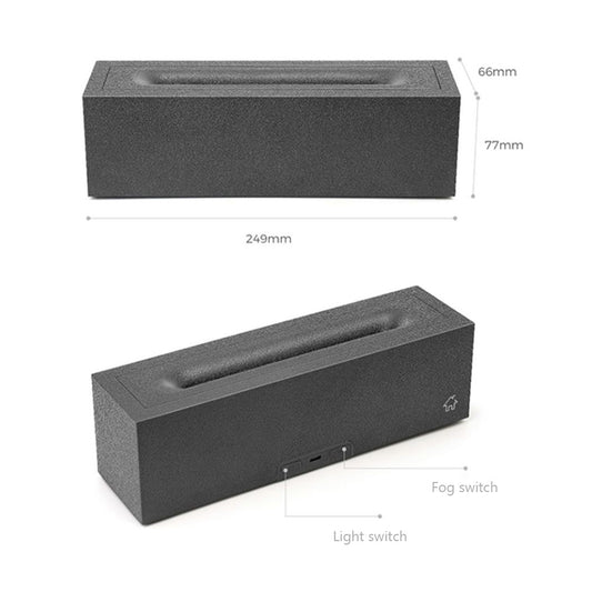 Diffuseur Effet Flamme Compact 200ml - Design Élégant Portable