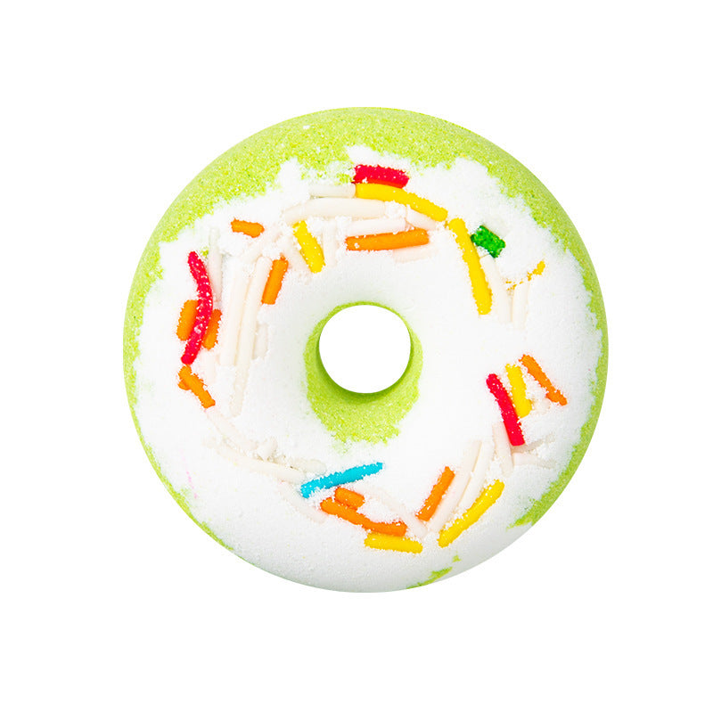 Bombe de Bain Donut Fleurs Séchées - Aromathérapie Naturelle 40g